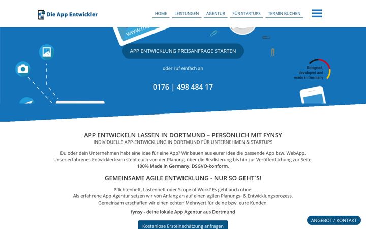 Capture d'écran de app-agentur-dortmund.de