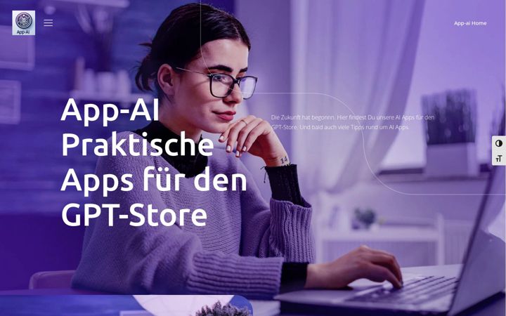 Capture d'écran de app-ai.de
