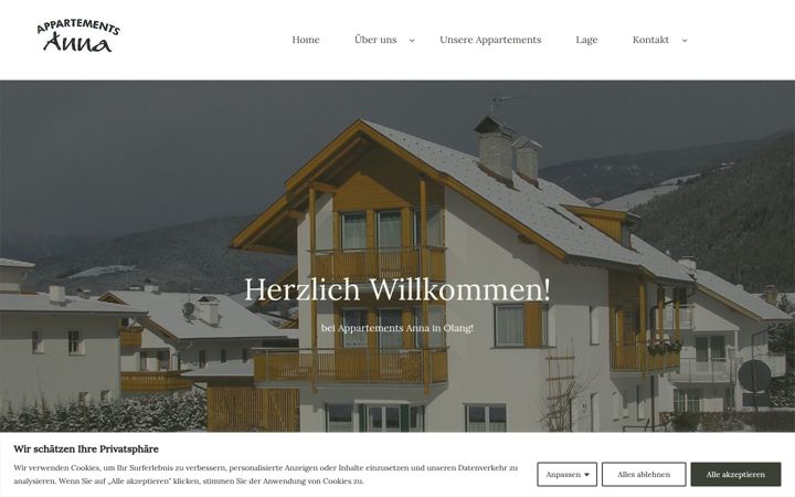 Capture d'écran de app-anna.it