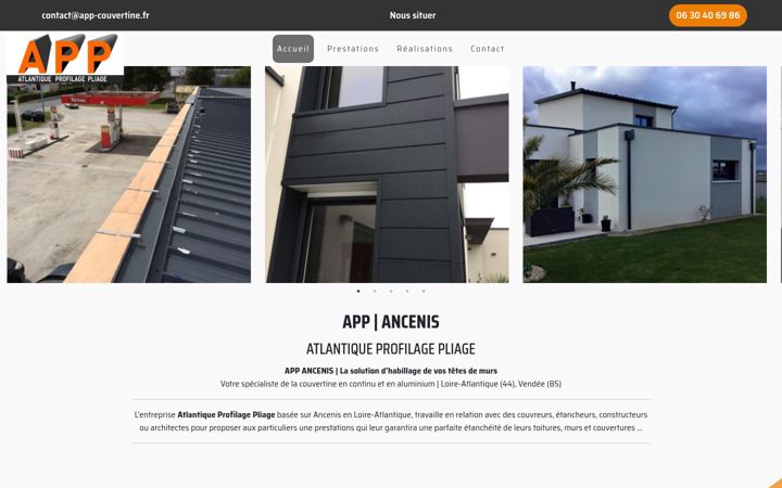 Screenshot of app-couvertine.fr