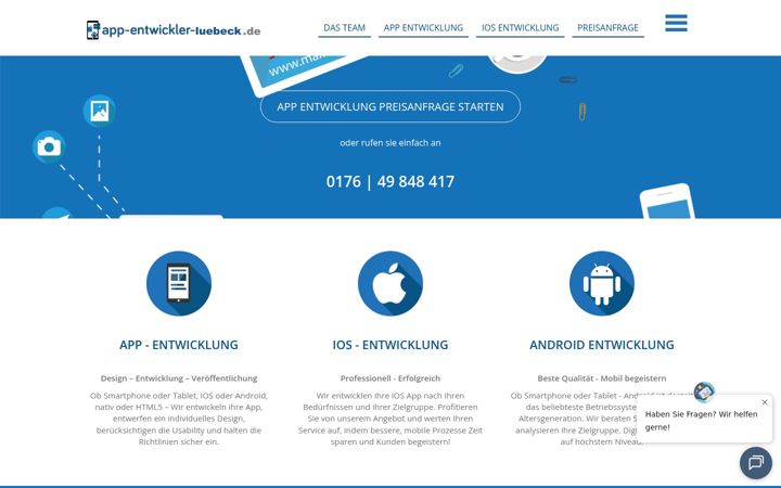 Screenshot of app-entwickler-luebeck.de