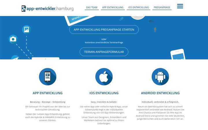 Screenshot of app-entwickler.hamburg