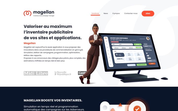 Screenshot of app-magellan.pub