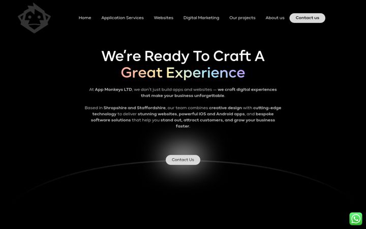 Screenshot of app-monkeys.co.uk