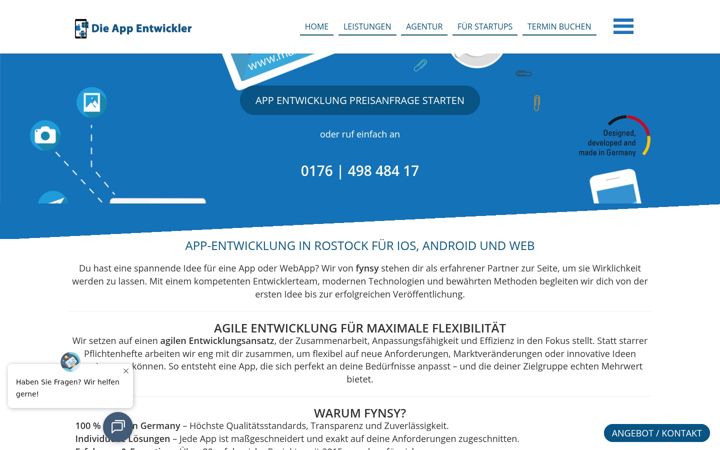 Screenshot of app-programmierer-rostock.de