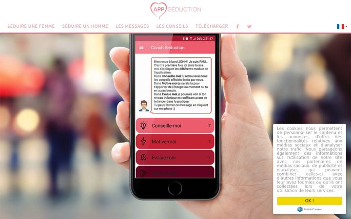 Snímek obrazovky app-seduction.com