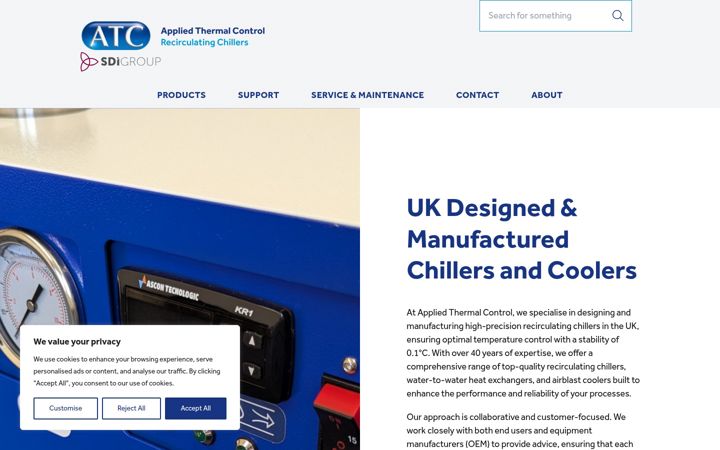 Screenshot of app-therm.com