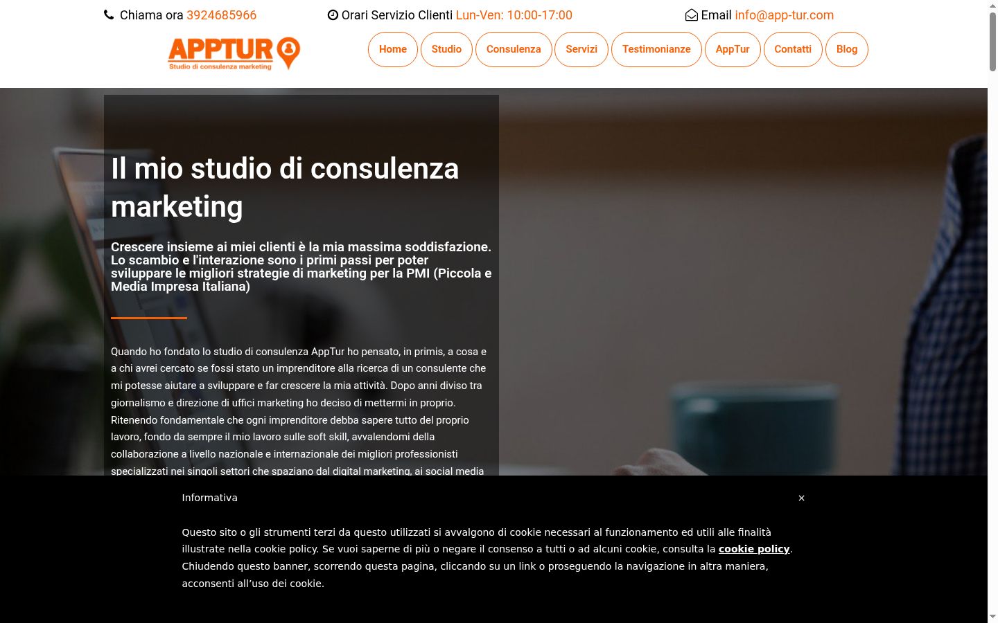 Screenshot tal-banner tal-kunsens muri qabel kwalunkwe interazzjoni