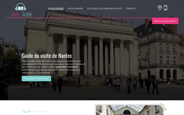 Screenshot of app-visite-guidee.fr