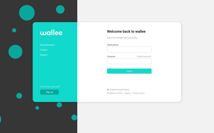 Screenshot of app-wallee.com