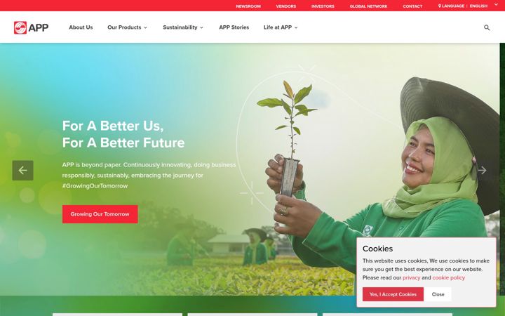Screenshot of app.co.id