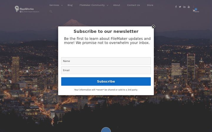 Screenshot of app.works