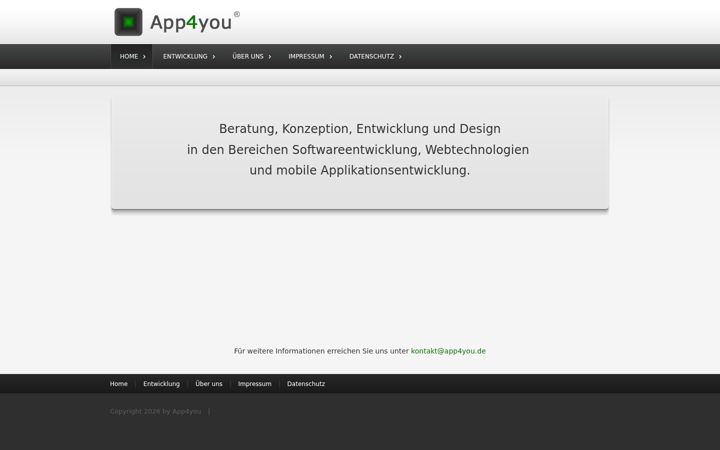 Screenshot of app4you.rocks