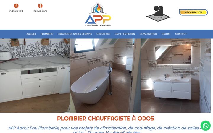 Screenshot of app65.fr