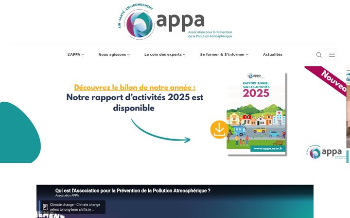 Screenshot of appa.asso.fr