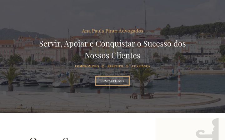 Screenshot of appadvogados.pt