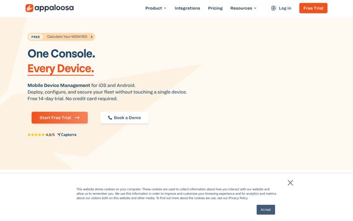 Screenshot of appaloosa.io
