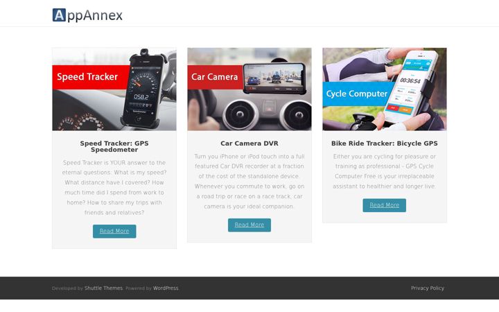 Screenshot of appannex.com