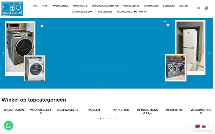 Screenshot ta' apparaten.nl