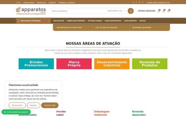 Screenshot ta' apparatos.com.br