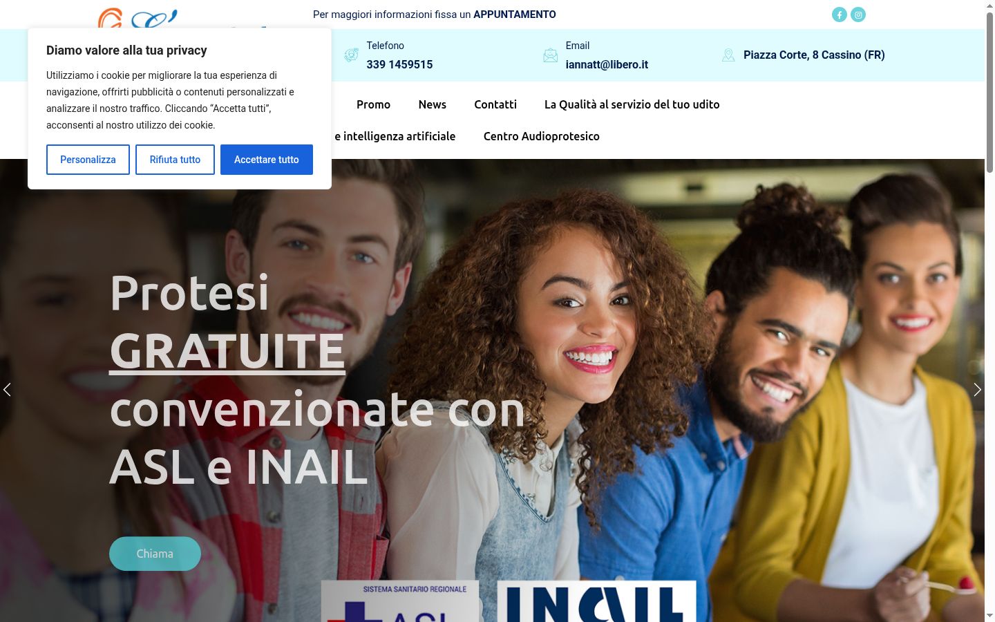 Screenshot tal-banner tal-kunsens muri qabel kwalunkwe interazzjoni