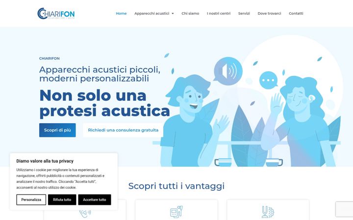 Screenshot ta' apparecchiacustici-padova.it