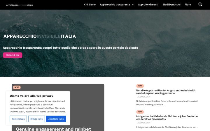 Screenshot of apparecchioinvisibileitalia.com