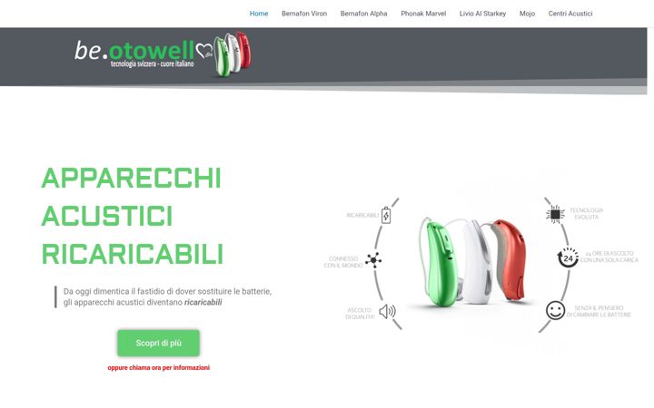 Screenshot of apparecchiricaricabili.it