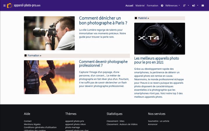 Screenshot di appareil-photo-pro.com