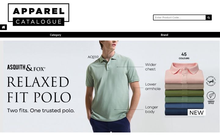 Screenshot di apparelcatalogue.com