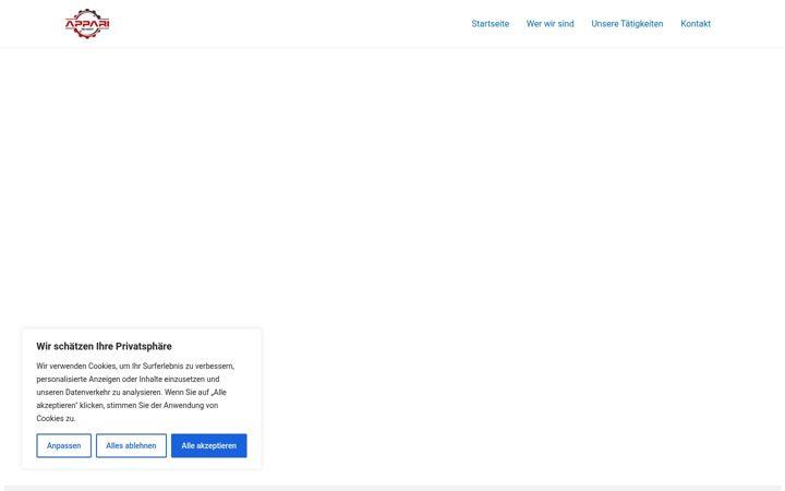 Screenshot di appari-gmbh.de