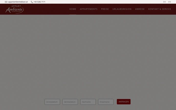 Screenshot di appart-ambiente-zell.at