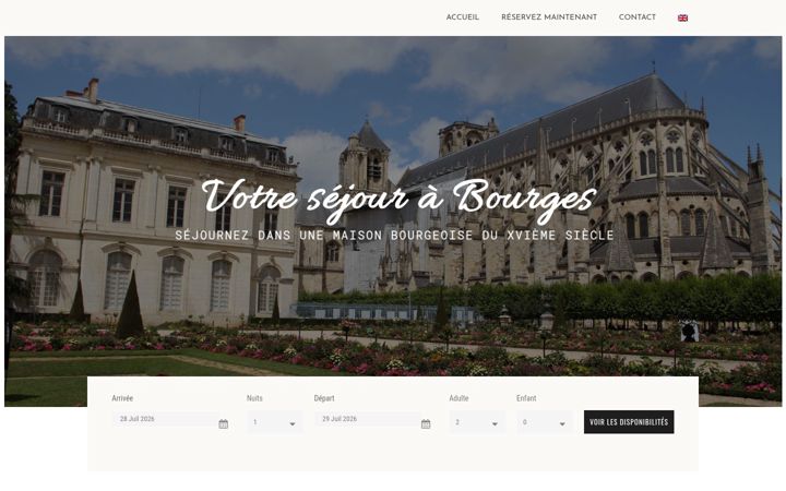 Screenshot of appart-hotel-bourges.com
