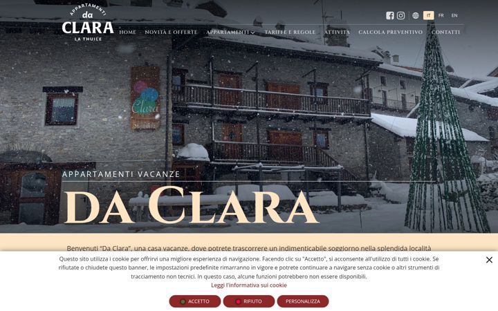Screenshot of appartamenti-lathuile.com