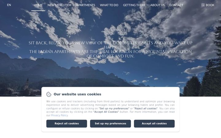 Screenshot of appartamentiladina.it