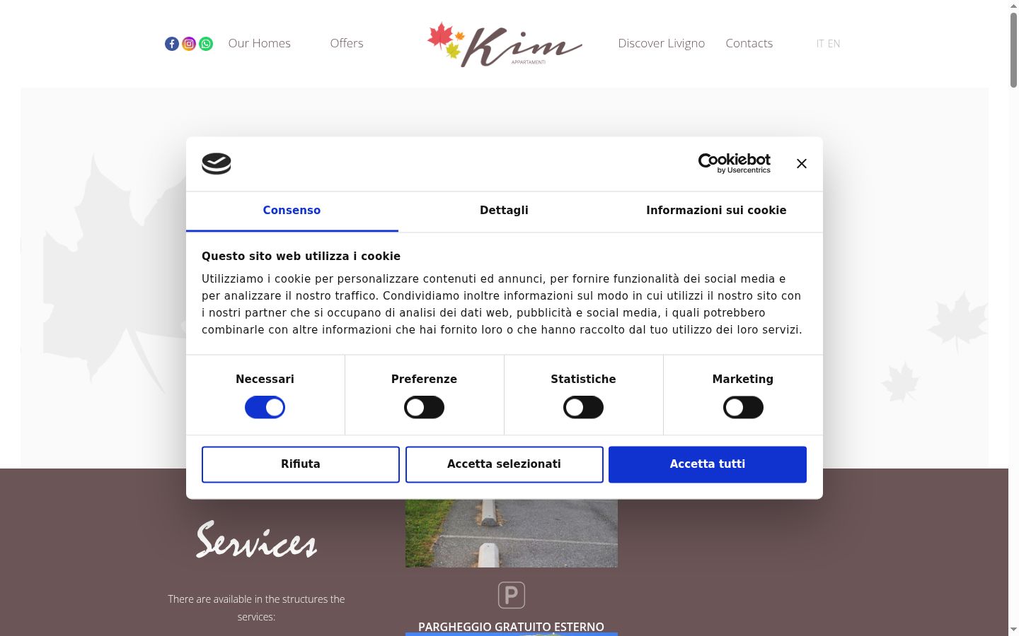 Ekraanipilt nõusolekubännerist, mida näidati enne mis tahes suhtlust