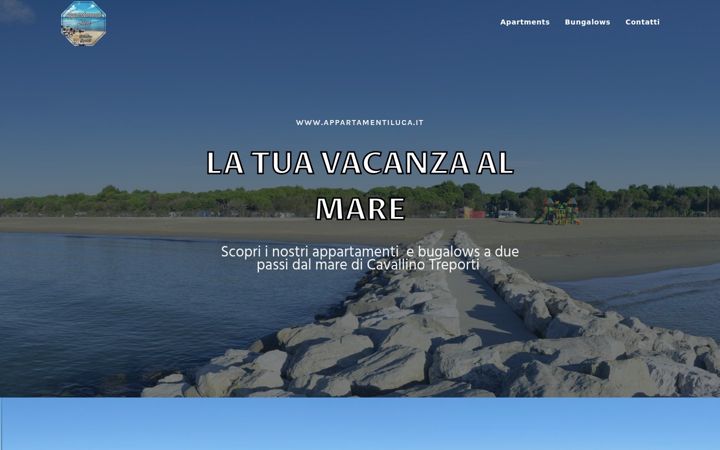 Screenshot of appartamentiluca.it
