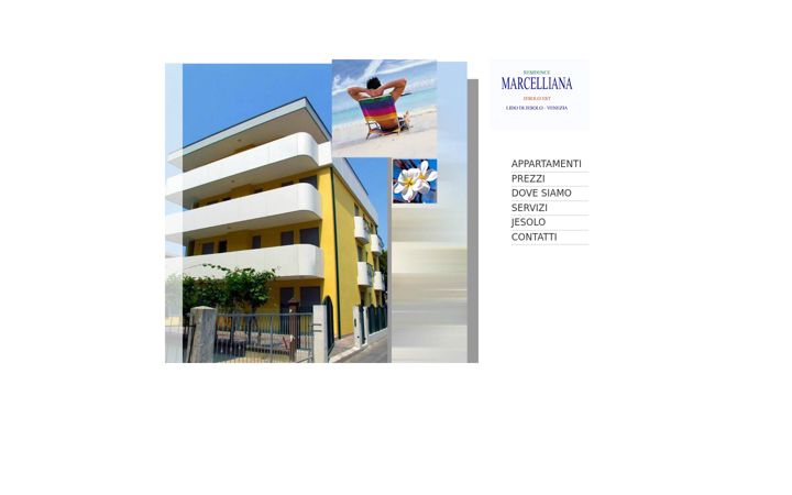 Screenshot of appartamentimarcelliana.it