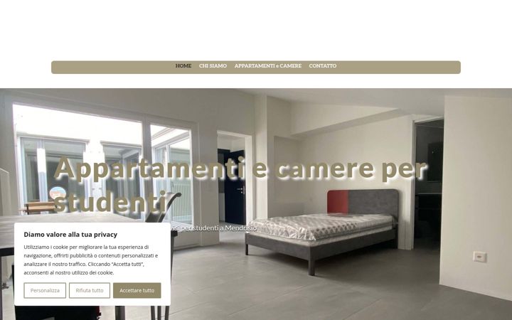 Snimka zaslona za appartamentimendrisio.ch