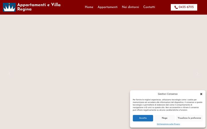 Snimka zaslona za appartamentiregina.eu