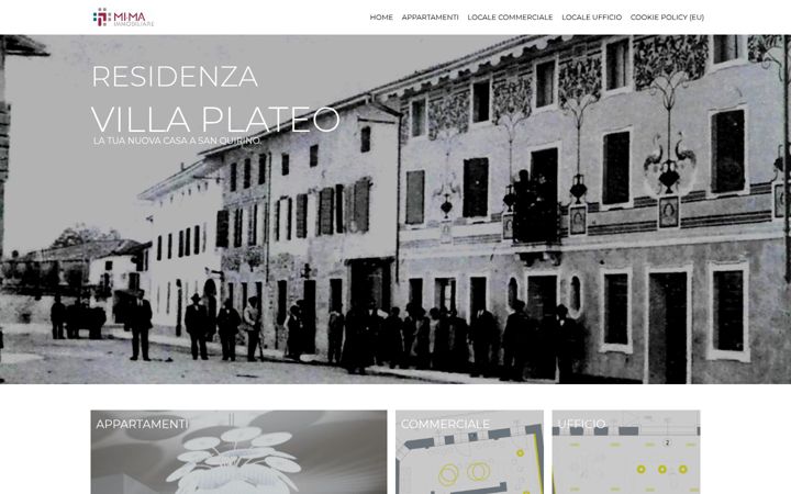 Screenshot von appartamentisanquirino.it