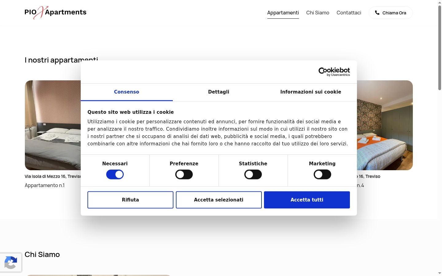 Ekraanipilt nõusolekubännerist, mida näidati enne mis tahes suhtlust