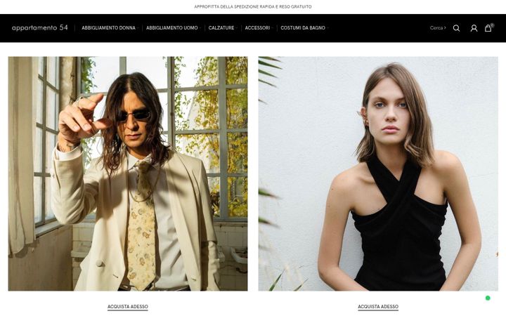 Screenshot of appartamento54.com