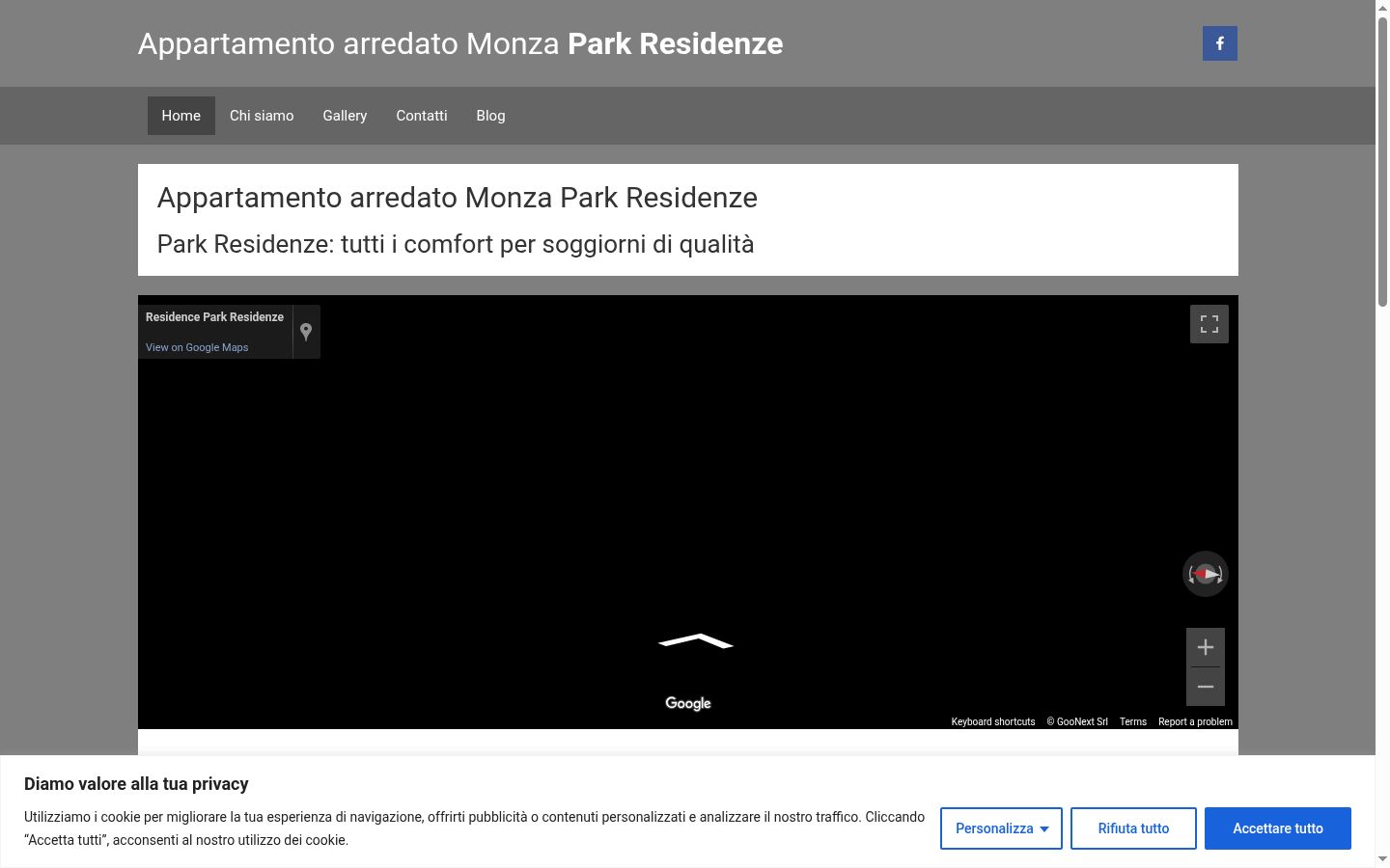 Screenshot tal-banner tal-kunsens muri qabel kwalunkwe interazzjoni