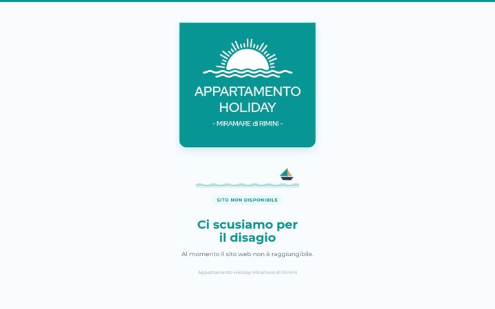 Screenshot of appartamentomiramare.it