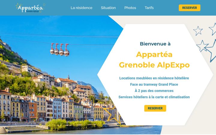 Screenshot di appartea-grenoble.com