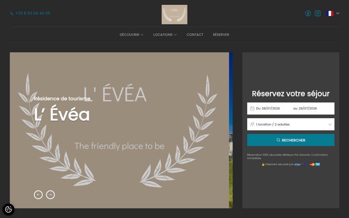 Screenshot of appartement-levea.fr