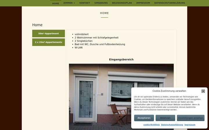 Screenshot of appartement-magdeburg-lemsdorf.de