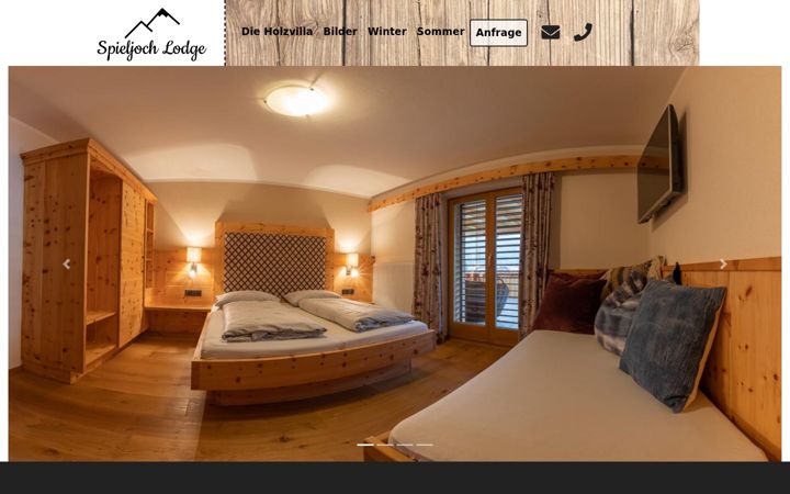 Screenshot of appartement-spieljoch.at