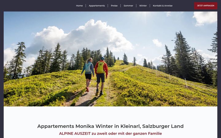 Screenshot di appartement-winter.com